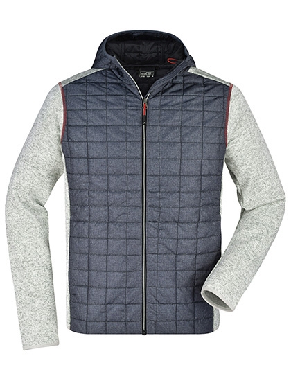 Men�s Knitted Hybrid Jacket